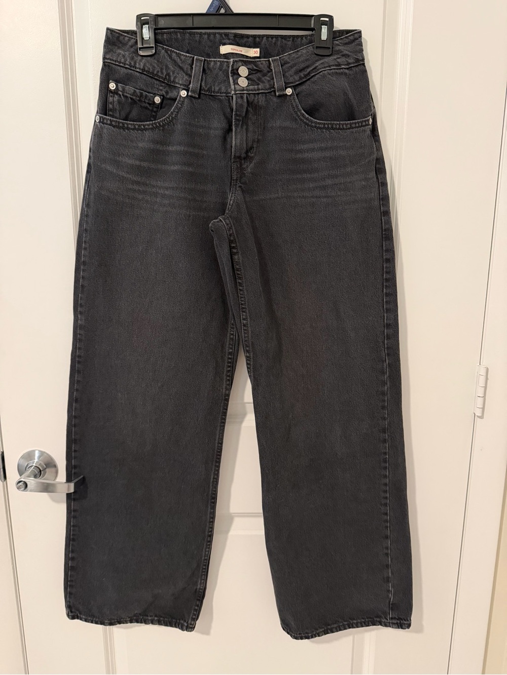 Levi's Relaxed Straight Jeans — Black